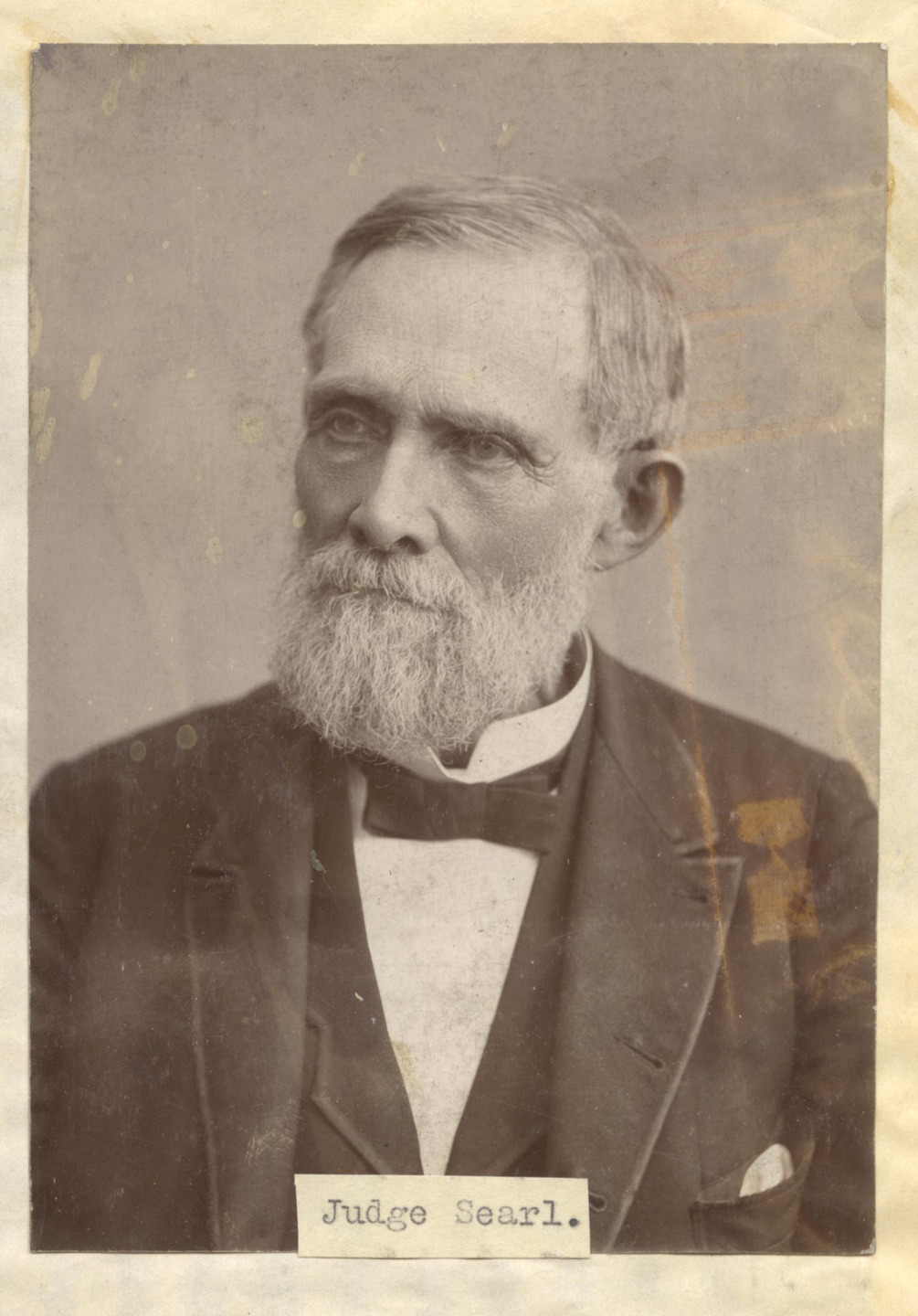 Portrait of Judge F. C. Searl