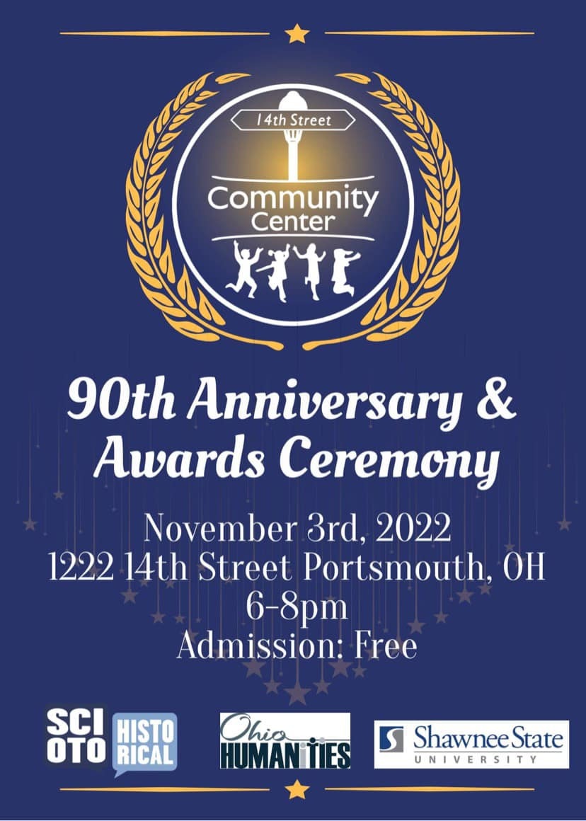 Fourteenth Street Community Center's 90th Anniversary and Awards Ceremony Flyer