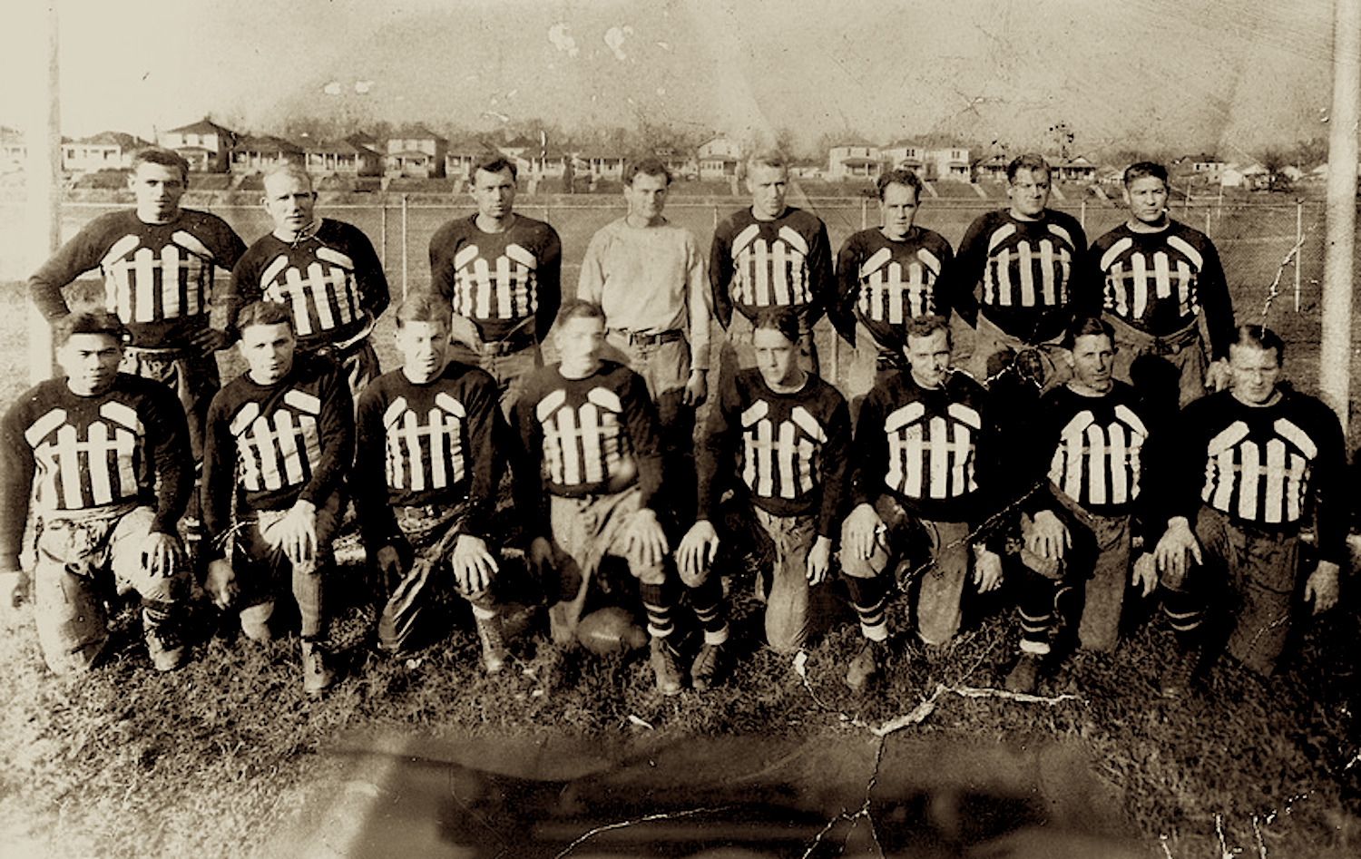 Team Photograph of the Portsmouth Shoe-Steels at Labold Field